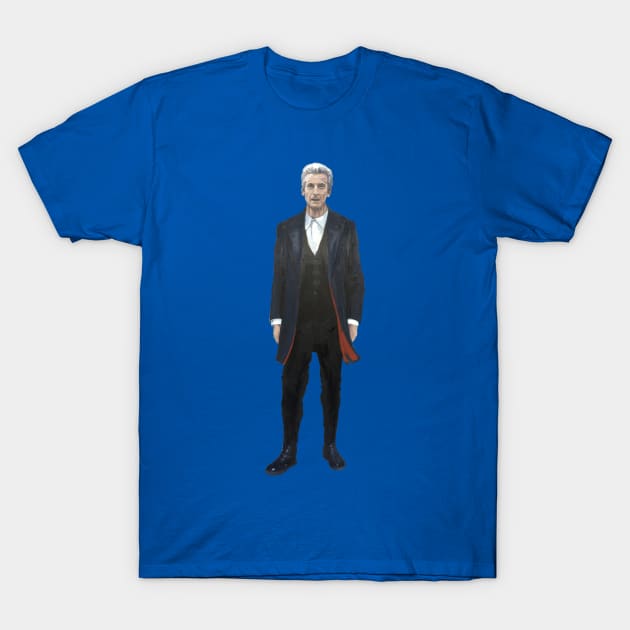 The 12th Dr Who: Peter Capaldi T-Shirt by Kavatar